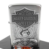 【Zippo】美系~哈雷~Harley-Davidson-老鷹圖案貼飾設計
