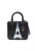 Christian Dior Pre-Loved Christian Dior LADY DIOR lady dior Handbag leather black 2WAY