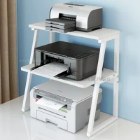 Printer Rack Office Desktop Storage Rack Double-layer Storage Copier Shelf Large Capacity Strong Load-bearing