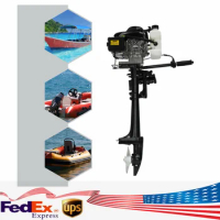 3 HP Outboard Motor Fishing Boat Engine Trolling Motor Heavy Duty Outboard Motors for Fishing Aquaculture Outdoor Boat Engine