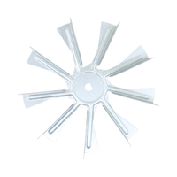 1PC blade with galvanized sheet for Air fryer convection oven fan motor accessories High temperature resistance Motor