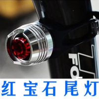 by dhl or fedex 500pcs hot LED Waterproof Bike Bicycle Cycling Front Rear Tail Helmet Red Flash Lights Safety Warning Caution