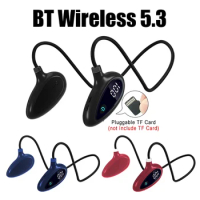 H21 Bone Conduction Earphones Bluetooth 5.3 Wireless IPX8 Waterproof MP3 Player Waterproof Sports Headset with Mic for Swimming