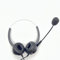 降噪耳機麥克風 國際牌Panasonic電話專用 專業抗噪耳麥 雙耳抗噪降噪