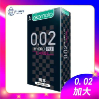 【J-LOVE】Okamoto岡本保險套-002L舒適6入/盒(大尺碼)