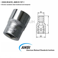 1/2\DR 6PT Mata Socket 19mm American Tool"