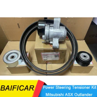 Power Steering Oil Pump Generator Fan Alternator Belt Idler Pulley Tensioner Kit 1345A095 1341A066 For Mitsubishi ASX Outlander