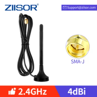 2.4GHz Router Antenna Wifi Omni 2.4G Modem Antenna with Magnetic Base SMA Male WLAN DTU Repeater Antena Aerial G2400-3