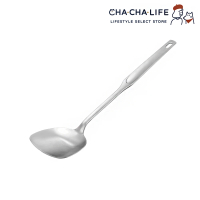 【CHA-CHA-LIFE 恰恰生活】Momscook 304不鏽鋼鍋鏟(手柄長35cm)