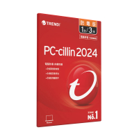 PC-cillin 2024防毒版 三年一台+羅技 MK220 無線鍵盤滑鼠組