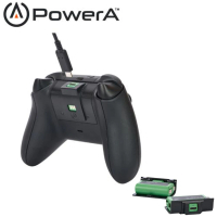 PowerA XBOX 官方授權遊戲手把電池X2與充電套件(USB-C)