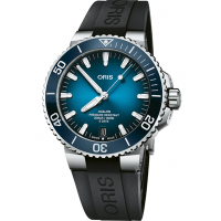 Oris 豪利時 Aquis Calibre 400 五日鍊日期潛水錶-膠帶 0140077634135-0742474EB