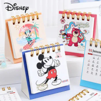 2024 Disney Mickey Mini Desk Calendar Cartoon Standing Flip Calendar for Planning Organizing Daily Schedule Office Supplies Gift