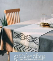 桌巾 北歐桌旗餐桌布中間長條桌布旗輕奢五斗柜布藝桌巾茶幾裝飾布床旗