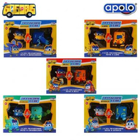 APOLO GOGO BUS TRANSFORM CUBE HYRAX BULL CHAMELEON LION BOWERBIRD ORIGINAL ACTION FIGURE GOGOBUS HIT