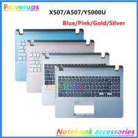 New Original Laptop US/UK Keyboard Shell/Cover/Case For Asus Vivobook 15 X507 X507U A507 Y5000 Y5000U Y5000UB Gold/Gray/Blue