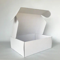 5pcs/kraft box wholesale color package carton small gift box Wigs blank 3layer corrugated box customized size printed logo
