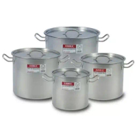 EAGLE Stainless Steel Stock Pot / Deep Storage Pot / Cooking Pot / Soup Pot / Curry Pot