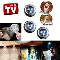 Lampu Emergency LED Tempel Darurat Stick And Click Touch LED Lamp AAA Stick Touch Lamp Portable