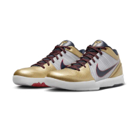 【NIKE 耐吉】Nike Kobe 4 Protro Metallic Gold and Dark Obsidian 白金奧運 FQ3544-100(休閒鞋 男鞋)