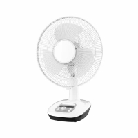 【KINYO】12吋充電風扇(電扇 電風扇 充電風扇 涼風扇 桌扇 攜帶式行動風扇 立扇)