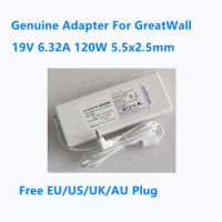 Genuine 19V 6.32A 120W 5.5x2.5mm GA120SD1-19006320 AC Adapter For GreatWall Great Wall AOC Laptop Monitor Power Supply Charger