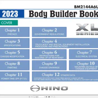HINO Truck 300 500 700 Series, ML,M,XL Series Full Package Workshop Manual DVD 2022