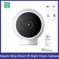 For Xiaomi Mijia Smart IR Night Vision Camera 2K Wifi 1296P Two Way Audio Human Detection Webcam Video Cam Baby Security Monitor