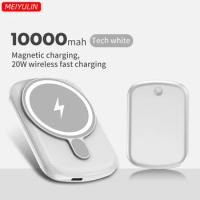 Wireless Power Bank 10000mAh PD 20W Magnetic Wireless Fast Charger External Spare Battery Powerbank For IPhone 13 Xiaomi Samsung