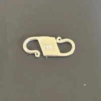 Lock S Perak Kuncian Perak kalung sterling silver 925