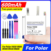 DaDaXiong PolarV650 PolarV800 PolarM400 PolarM600 Battery For Polar V650 V800 M400 M430 M600 GPS Sports Watch Bateria + Tool Kit