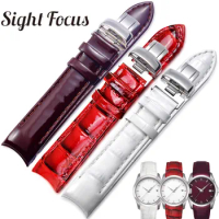 18mm Patent Leather Ladies Watch Strap for Tissot Watch Bands 1853 Woman Bracelets Female Belts for Couturier T035207 T035210A