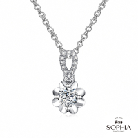 SOPHIA 蘇菲亞珠寶 - 幸福捧花 20分 18K金 鑽石項墜