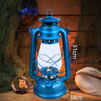 31cm Retro oil lamp trick lamp horse lamp camping lamp environmental protection noble family handicraft ornament decorative lamp