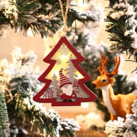 Lampu natal hias LED lampu xmas lampu Pinus lampu pohon natal new - Pohon Natal
