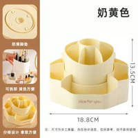 旋轉收納盒化妝品大容量桌面高階感梳妝檯口紅置物架眼影眉
