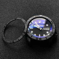 Flat ceramic bezel insert 38*31.5mm Convex word For Seiko SKX007 SKX009 SKX011 MOD watch parts