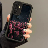 Sarung Telefon, Sarung untuk Samsung Galaxy A26 5G, Reka Bentuk Bunga Asli, Kalis Kejutan, Pelindung
