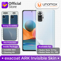 Skin Compatible With Xiaomi Redmi Note 10 / 10S / Note 10 Pro Ark by Exacoat Back Protector / Garski