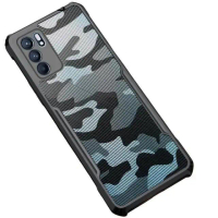 Soft Case Camouflage For Oppo RENO 8 7 6 5F 5G 4G Armor Shockproof  Cover Casing