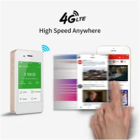 G3 4G LTE Mobile Hotspot, Worldwide High Speed WiFi Hotspot with US 8GB &amp; Global 1GB Data, No SIM Card Roaming Charges