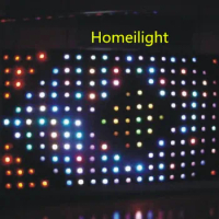 P18 LED full color video curtain 4x8m RGB video cloth DJ stage show backdrop reprogram Dynamic figure
