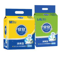 【安安成人】淨爽呵護型M-XL號 成人紙尿褲(M15片x6包/L-XL13片x6包 箱購 黏貼型)
