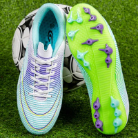 Soccer shoes men's C.Ronaldo luxury sneakers coach competition training shoes youth outdoor sports TF/AG spike soccer shoes