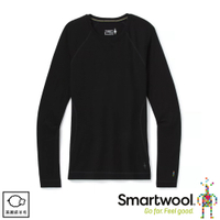 【SmartWool 美國 女 NTS 250圓領長袖衫《黑》】SW0SW16370/內層衣/保暖長袖