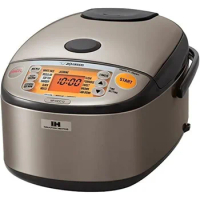Zojirushi NP-HCC18XH Induction Heating System Rice Cooker and Warmer, 1.8 L, Stainless Dark Gray