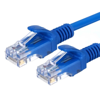 Kabel patch kotak set-top rangkaian siap 8P8C RJ45 CT5 Cat5e, panjang kabel 1 meter = 0.8 meter, dil