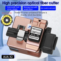 Ftth High Cutting Tool Aua-x2 Optical Fiber Cleaver With Waste Fiber Boxcable Cutting Knife Fiber Cleaver