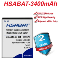 HSABAT 3400mAh BD29100 Battery for HTC G13 Wildfire S A510e A510C T9292 HD3 HD3s HD7 PG76100 T9292