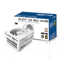 【KISS QUIET】凱斯克 Silent G3-純白 850W-ATX 3.1(金牌 全模組 電源供應器 PCIE5.1)